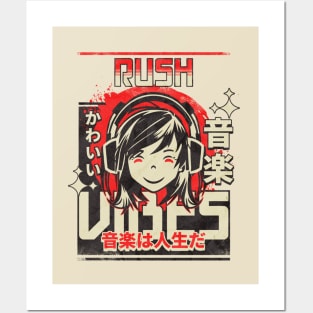 rush Vibes Music Posters and Art